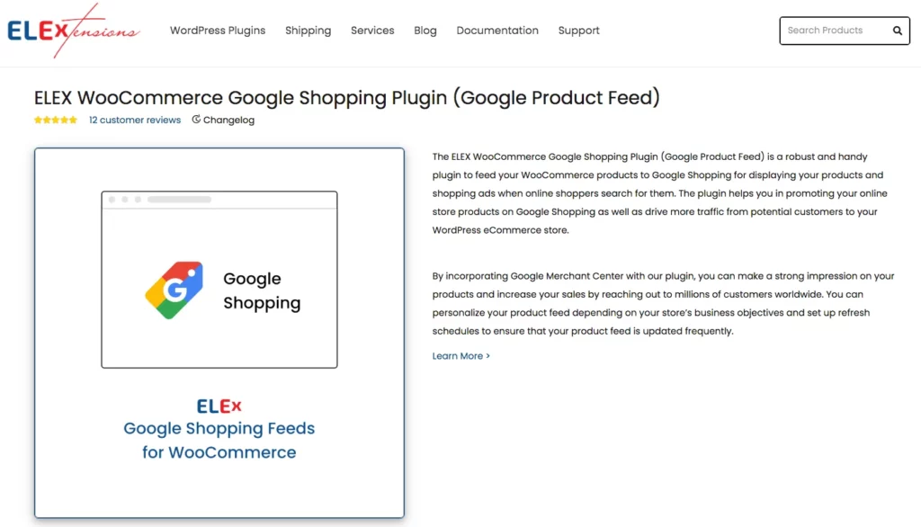Woocomerce Google shopping plugin