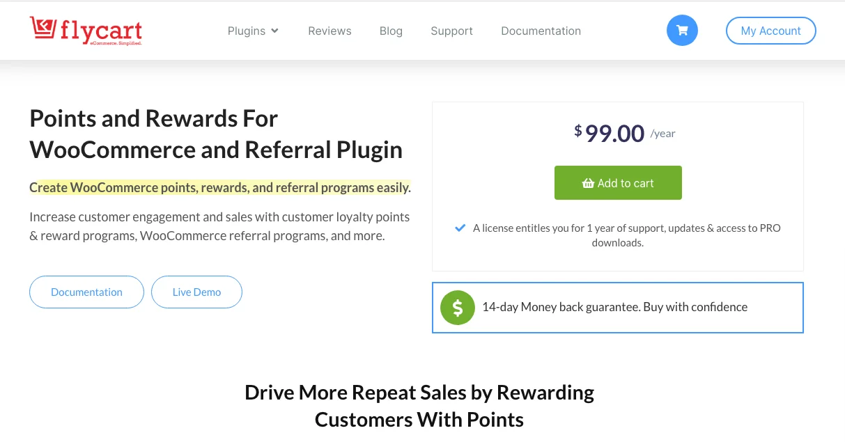 points and rewards for woocommerce