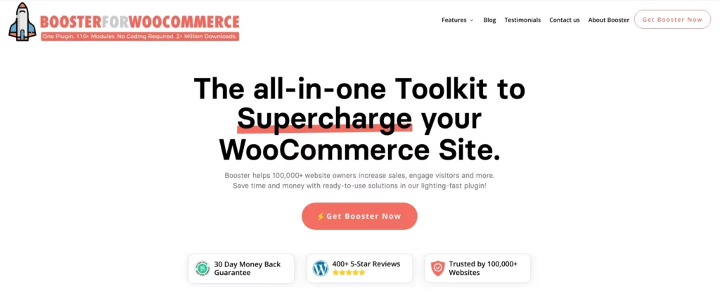 Booster for woocomerce