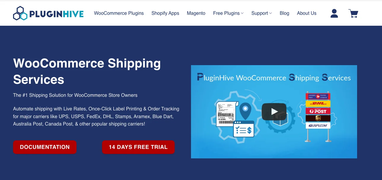 Woocomerce shipping service