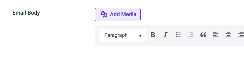 Add Media to email