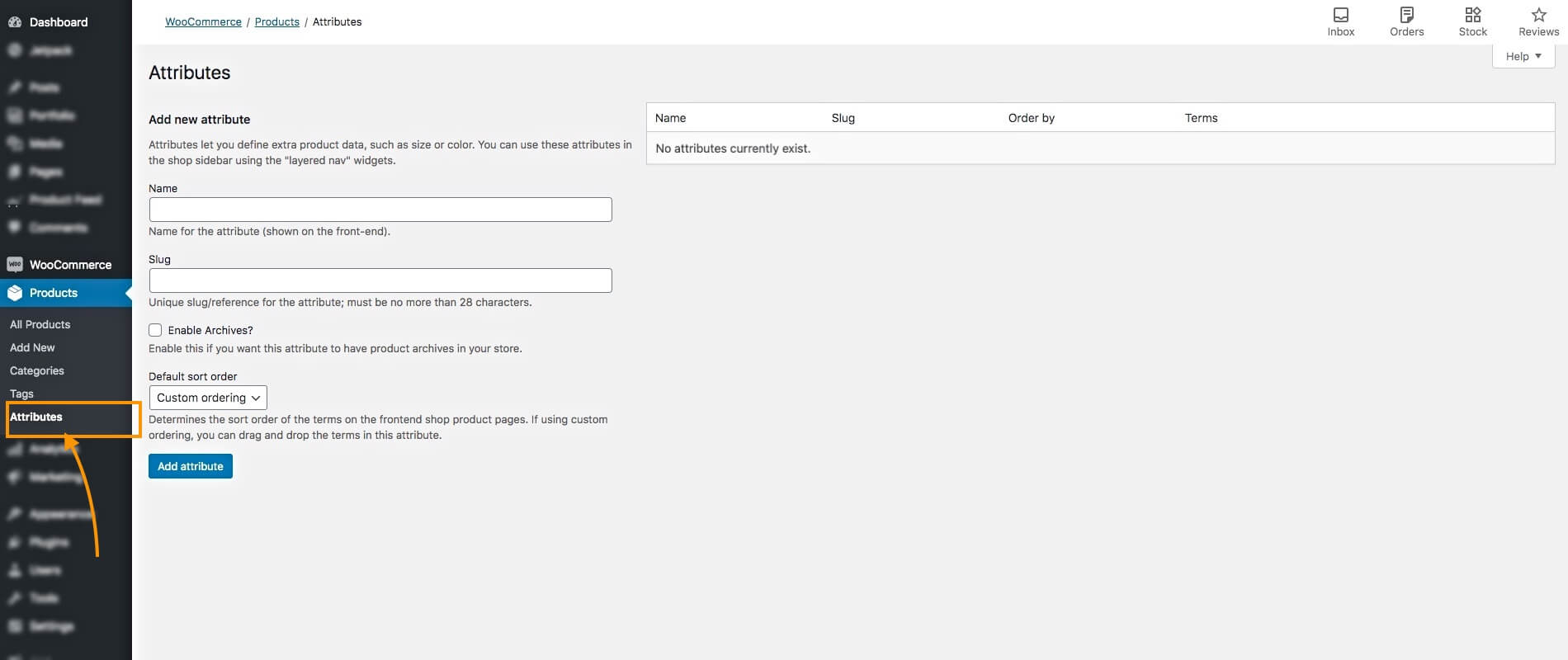 WooCommerce Global Product Attributes