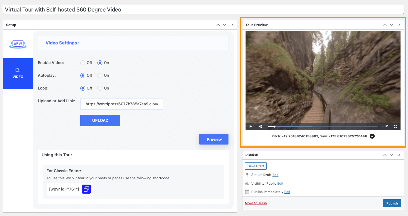 360 Video Virtual Tour Preview