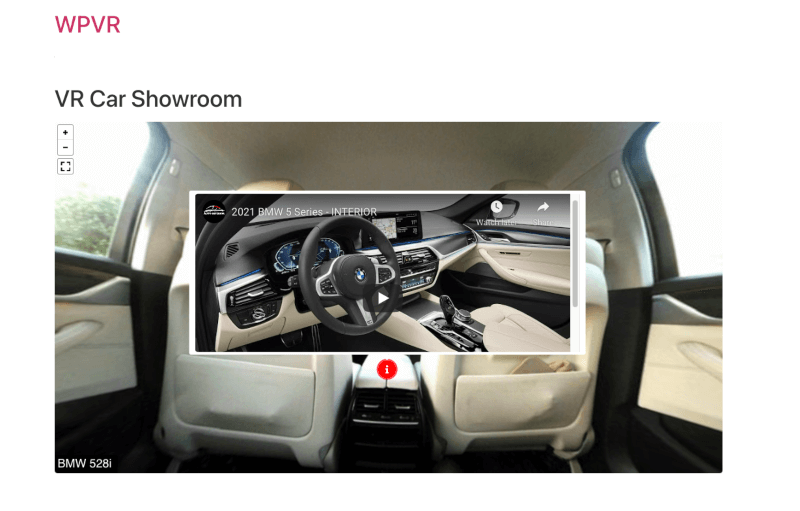 Hotspot Video on 360 View of a Car