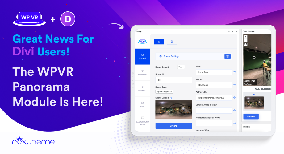 Great News For Divi Users! The WPVR Panorama Module Is Here!