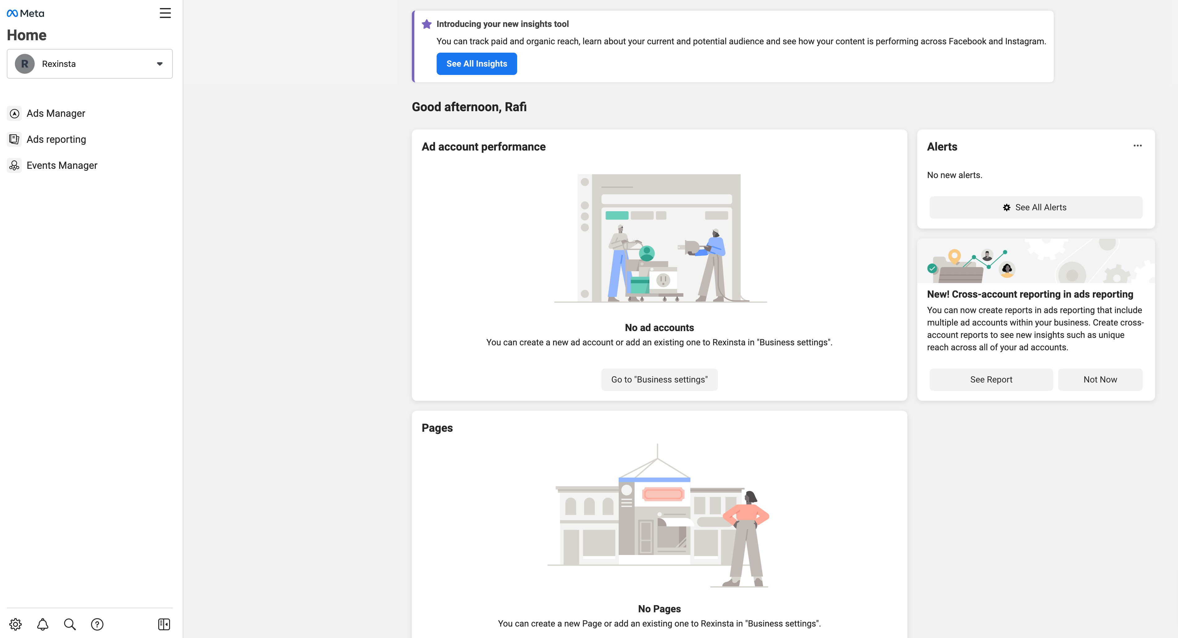 Facebook Business Dashboard