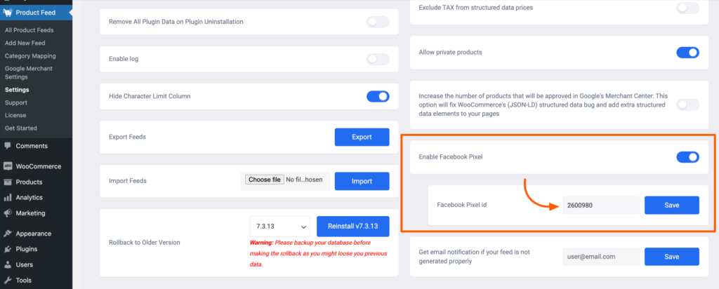 Connect Facebook Pixel With WooCommerce For Dynamic Ads 3