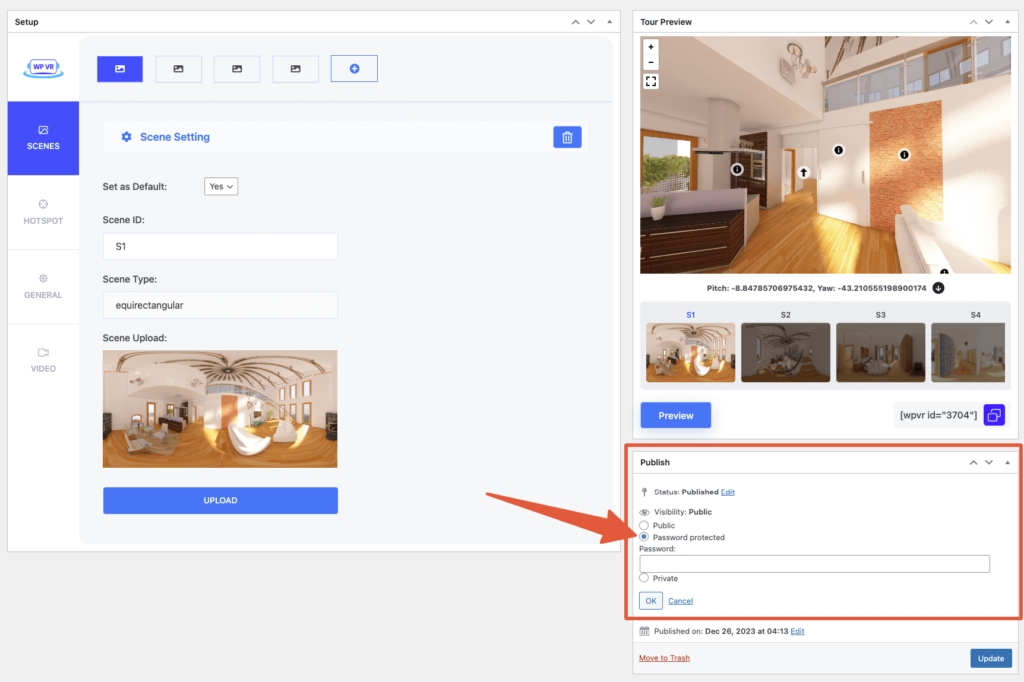 How to Set Up Password Protection For Your 360 Virtual Tour - WP VR 2