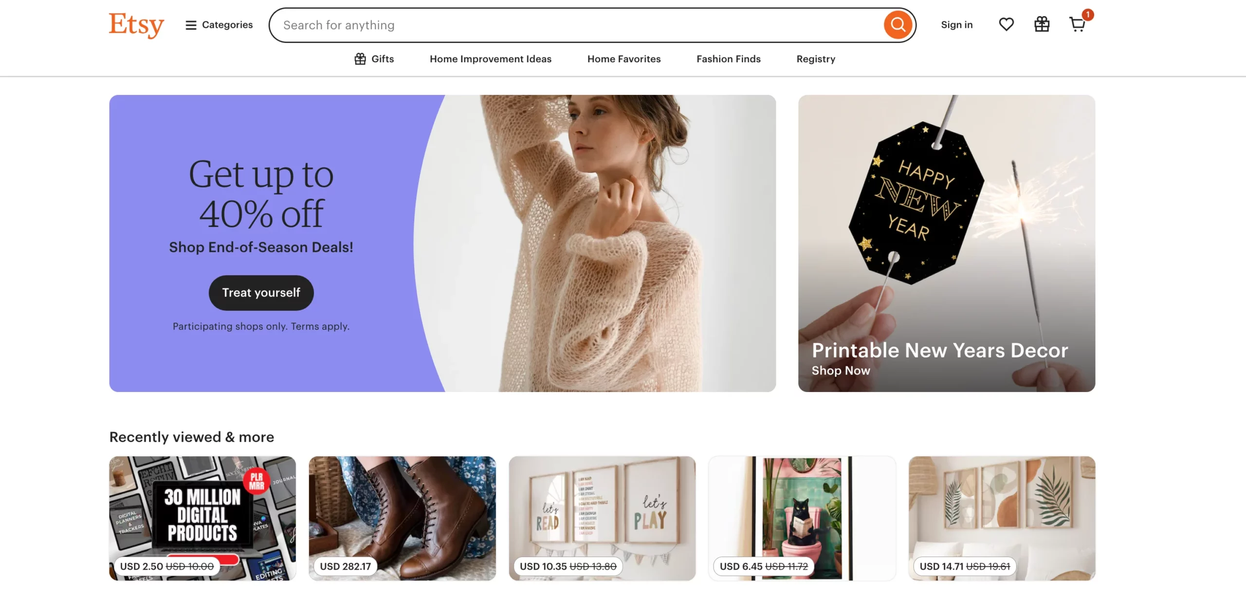 Etsy Marketplace
