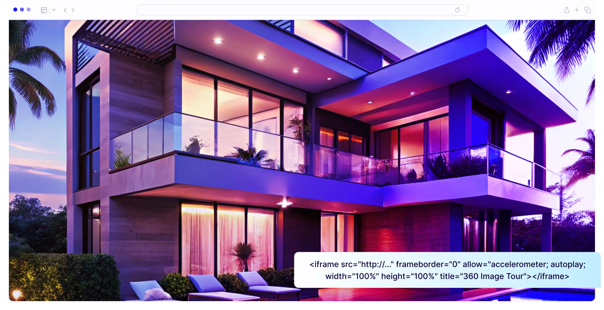 embed virtual tours