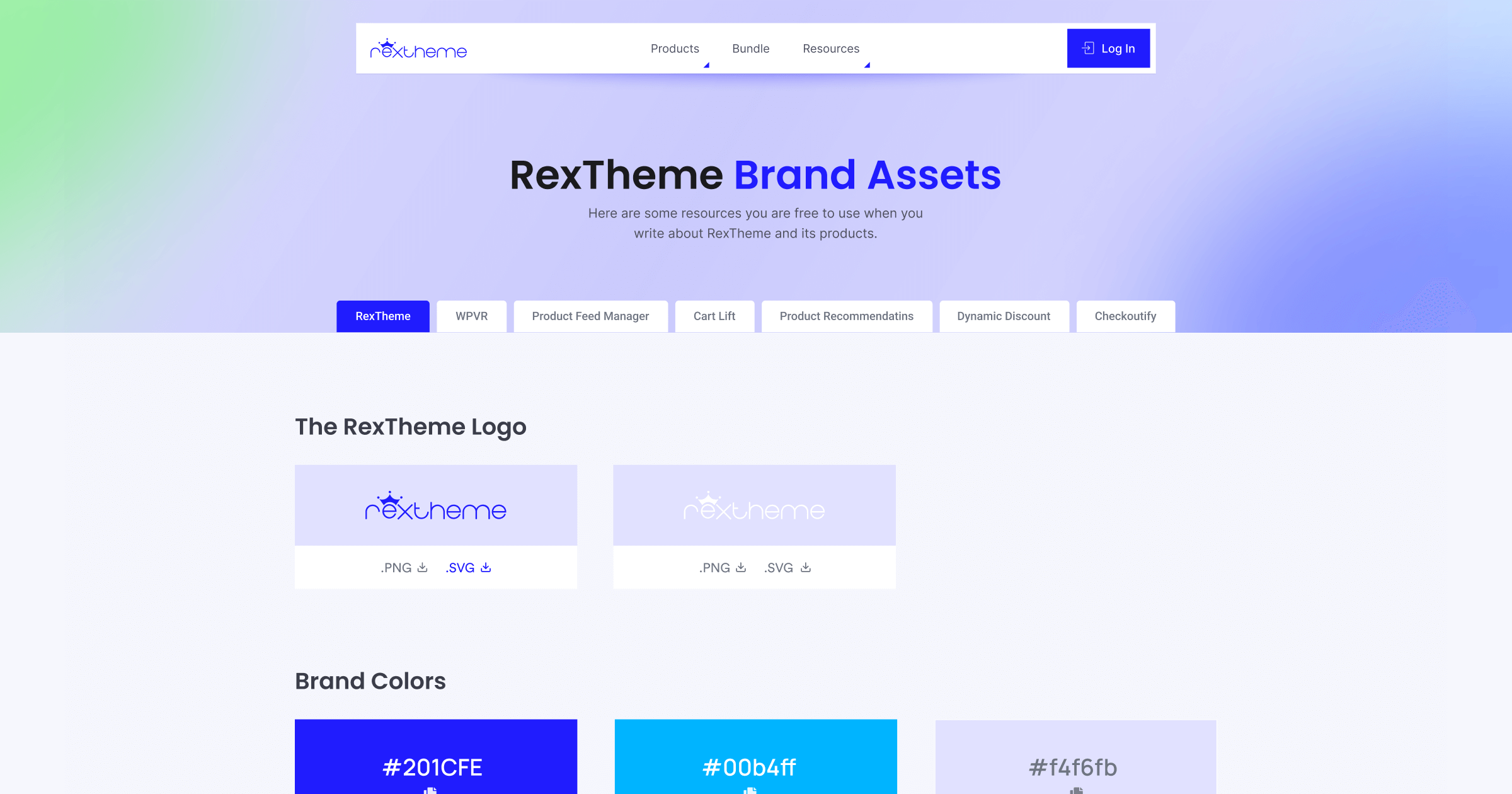 RexTheme Brand Assets