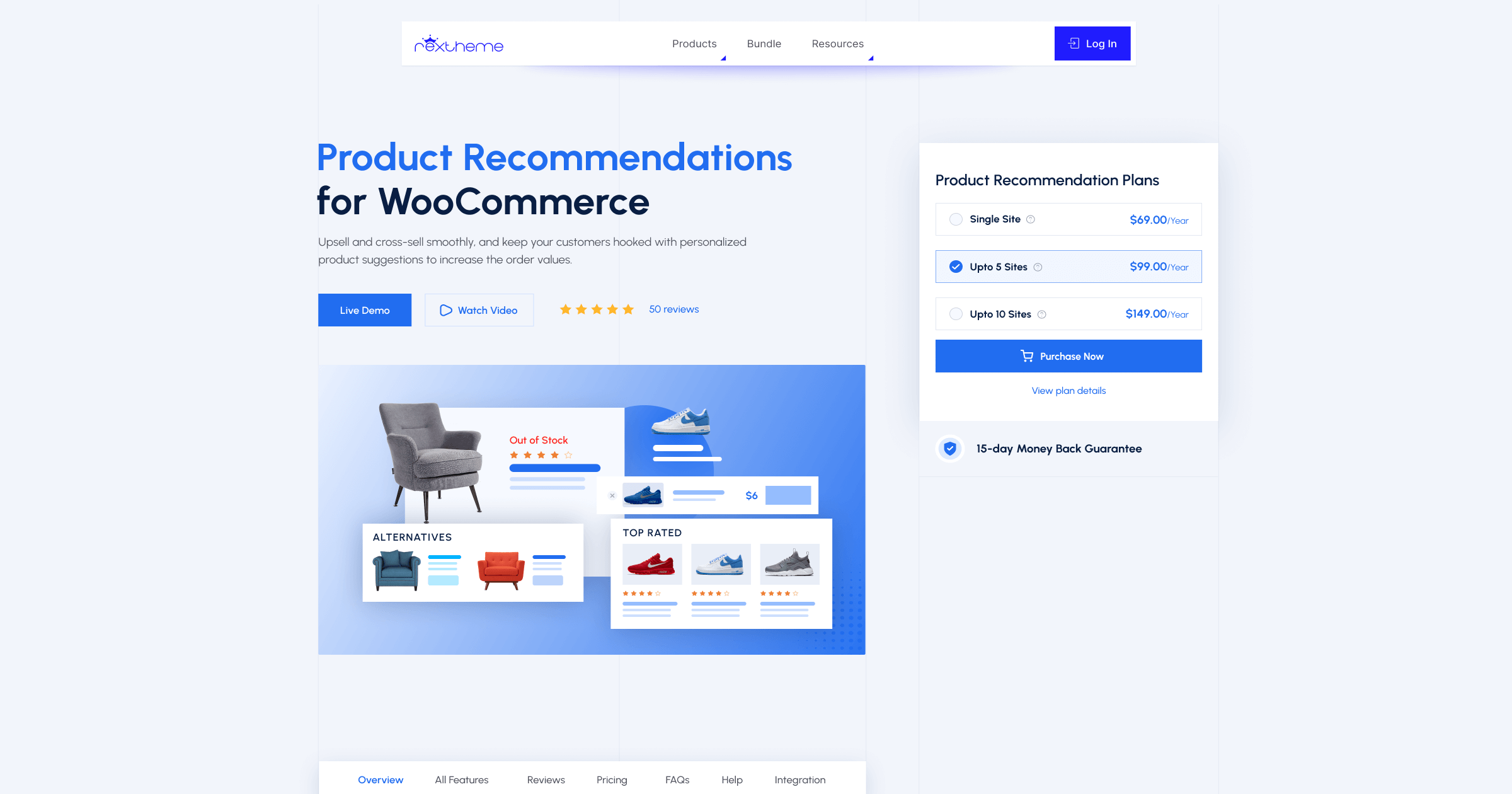 Product Recommendations for WooCommerce