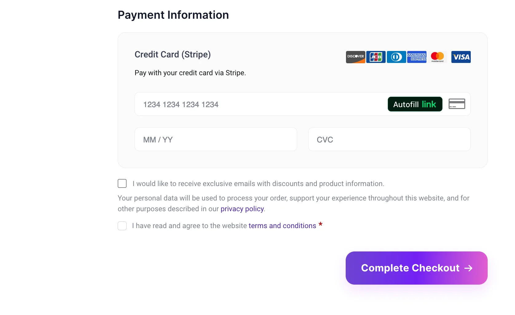 Contrast Colored CTA Button