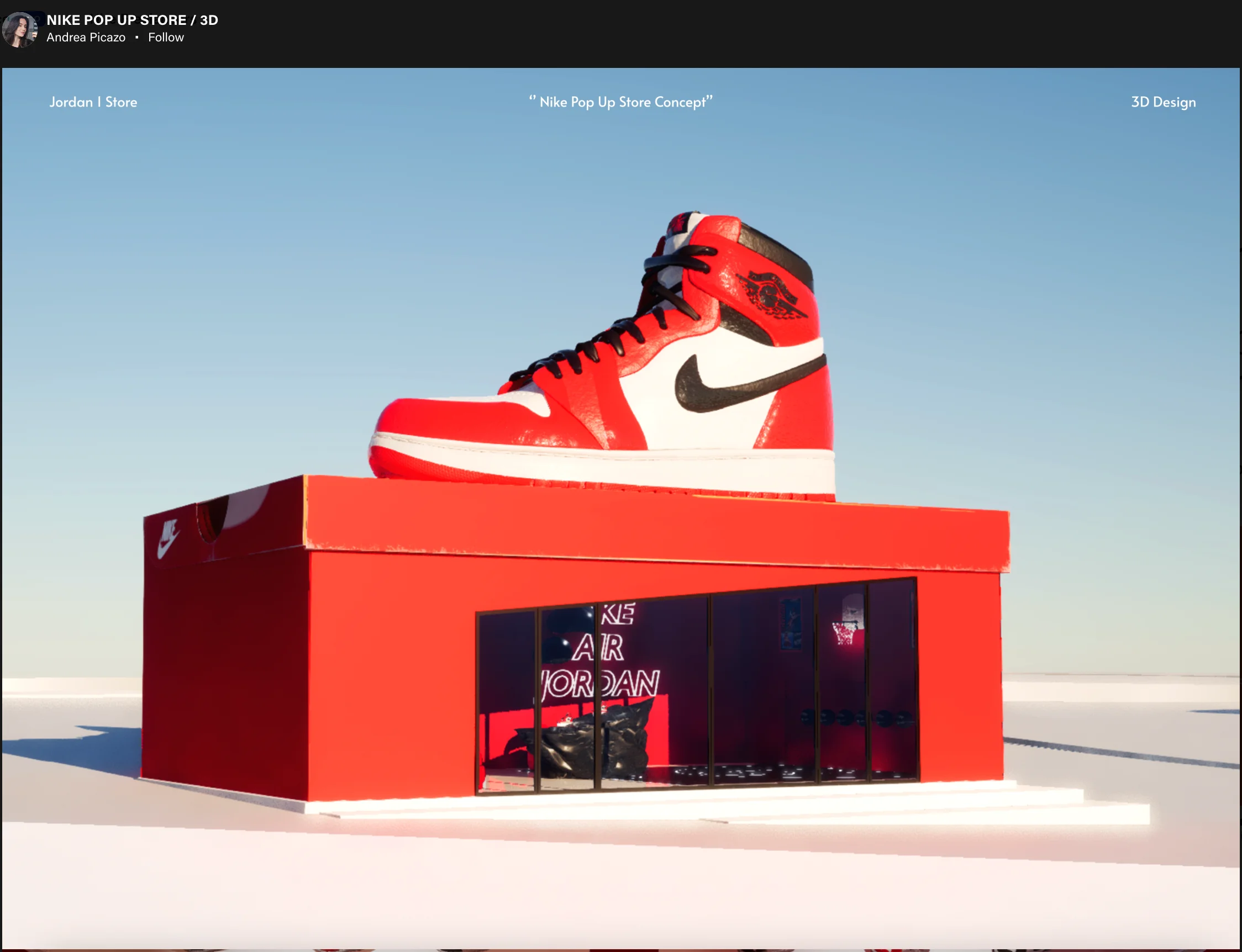 Nike- popup virtual store